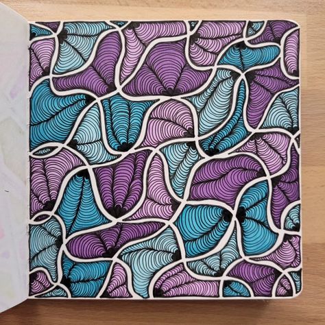 Rachel | Doodle & Pattern Creator (@doodlewithrachel) • Instagram photos and videos Doodle Art Abstract, Relaxing Doodle Ideas, Doodle Art Colourful, Pen Art Doodle, Boat Theme, Zentangle Pattern, Mandala Doodle, Pen Drawings, Zen Doodle Art