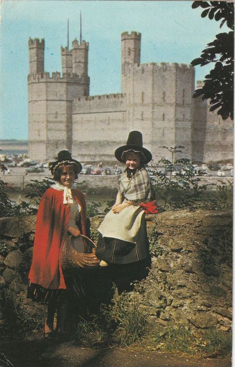 Welsh Culture Clothing, Sacred Twenty Eight, Conwy Castle, Welsh Culture, Welsh Heritage, Welsh Lady, St David, Fashion Identity, Folk Dress