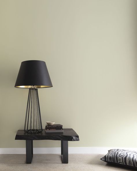 Spanish Olive CC-606 | Benjamin Moore Sage Green Paint Color, Olive Green Paints, Paint Color Swatches, Honey Oak Cabinets, Sage Green Paint, Spanish Olives, Honey Oak, Benjamin Moore Colors, Green Paint Colors