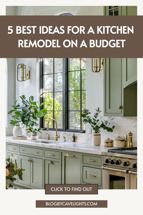 Is your kitchen in need of a redo? 🏠 We’ve got 5 kitchen remodel on a budget tips that are perfect for any home! Click to find out how you can achieve a beautiful new space without spending too much! 💰 Cheapest Kitchen Remodel, Kitchen Ideas Budget Friendly, Interior Remodel Ideas, Marble Floor Kitchen Ideas, Kitchen Redo Ideas, Master Shower Ideas, Affordable Kitchen Remodel, Kitchen Renovation On A Budget, Marble Floor Kitchen