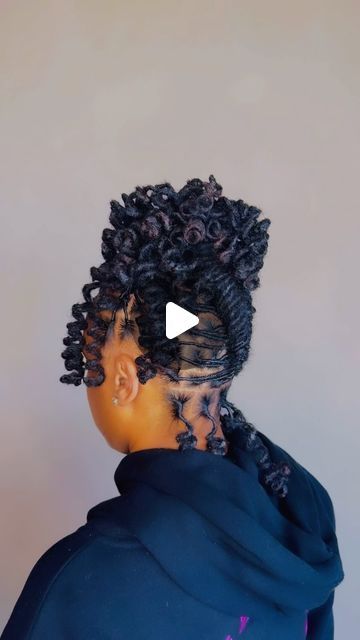 Loc Styles For Events, Wedding Styles For Locs Women, Loc Updo Styles With Curls, Black Hair Updo Hairstyles Braids, Locs Up Do Hairstyles For Women, Loc Curls Updo, Medium Locs Updo, Dreadlock Curly Hairstyles, Wedding Dreads Hairstyles Locs