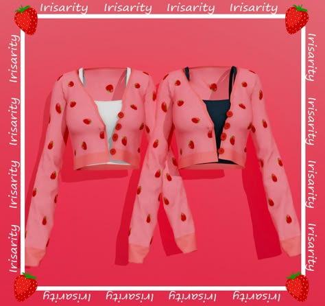 Sims 4 Cc Strawberry Clothes, Sims 4 Strawberry Shortcake Cc, Strawberry Shortcake Sims 4 Cc, Sims 4 Strawberry Cc, Sims 4 Cc Strawberry, Cheetah Print Clothes, Ts4 Cc Alpha, Sims 4 Cheats, Sims 4 Clothes Cc