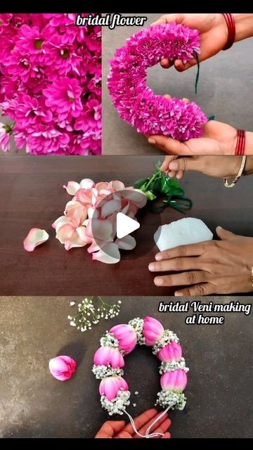 Flower Garland, Kamal Flower, Rose Petals Craft, Rose Garland Wedding, Flower Garland Diy, Indian Wedding Garland, How To Make Garland, Flower Garland Wedding, Paper Flower Garlands