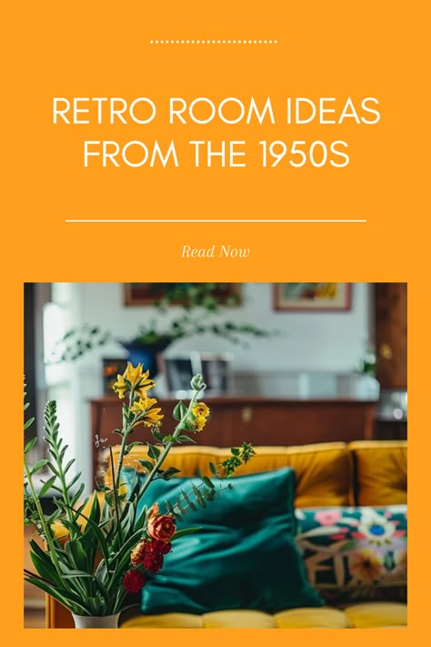 This pin showcases retro room ideas from the 1950s, featuring Mid-Century Modern elements to inspire your vintage home decor theme. You will find ample inspirations and tips aimed at creating a nostalgic ambiance. 1950s Aesthetic Home, Mid Century Maximalism, Mid Century House Interior, Mid Century Modern Maximalist, Style Room Ideas, Retro Room Ideas, 1950s Aesthetic, Modern Maximalist, Cozy Sitting Area