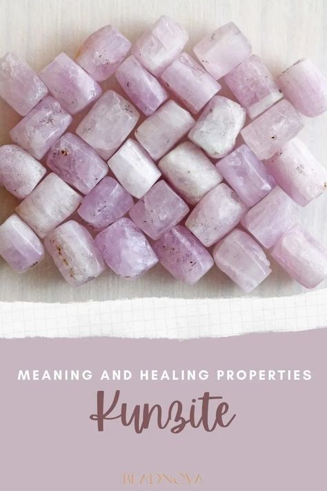 Kunzite Crystal Meaning, Kunzite Crystal, Become Wealthy, Crystals Healing, Lost My Job, Crystal Meanings, How To Manifest, Financial Success, Crystal Collection