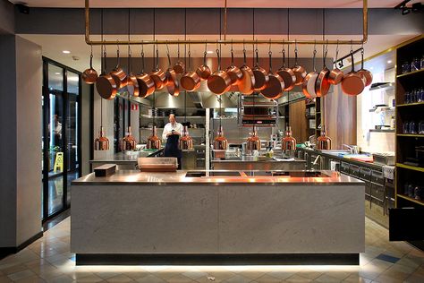 Open Kitchen Restaurant Design, Kitchen Restaurant Design, Open Kitchen Restaurant, Amsterdam Style, Open Kitchens, Restaurant Kitchen Design, Open Restaurant, Hotel Amsterdam, Bar Exterior