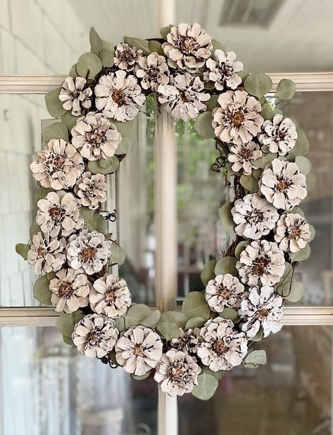 I love making wreaths, especially for winter. Today I am sharing how to make a pine cone wreath. Pine Cone Flower Wreath, 100 Year Old Home, Pine Cone Wreath, Vintage Shutters, Winter Wreath Diy, Cone Wreath, Pine Cone Art, Diy Pinecone, Front Porch Christmas Decor Ideas