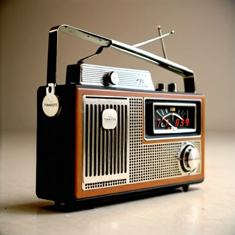 Transistor Radio Vintage, Old Radio, Retro Radio, Clock Radio, Antique Radio, Old Radios, Transistor Radio, Honky Tonk, Beautiful Objects