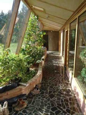 Earthship Home, Landscaping Garden, Greenhouse Plans, Cob House, Simple Interior, Earth Homes, Natural Building, Earthship, Eco House