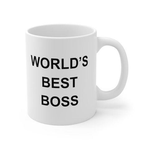 The Office, Michael Scott, inspired Mug. Dishwasher and microwave safe; holiday gift, christmas gift, teacher gift, work gift Best Boss Mug, Michael Scott The Office, Worlds Best Boss, Boss Coffee, Boss Mug, Best Boss, Dunder Mifflin, Cleaning Day, Michael Scott