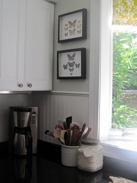 Kitchen Wainscoting, Board Backsplash, Kitchen Beadboard, Beadboard Kitchen, Wainscoting Kitchen, Kitchen Planning, Beadboard Backsplash, Maine Cottage, Bead Board