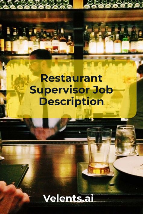 Restaurant Supervisor Job Description template includes a detailed overview of the key requirements, duties, responsibilities, and skills for this role. It's optimized for posting on online job boards or careers pages and easy to customize this template for your company. Restaurant Organization Ideas, Chef Job Description, Job Application Example, Chef Jobs, Job Description Template, Restaurant Service, Work Habits, Job Quotes, Restaurant Management