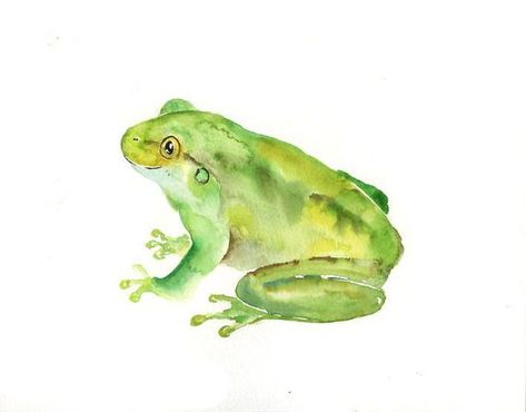 Frog Painting, Frog Prince, Frog Art, Watercolor Ideas, Watercolor Painting Techniques, Water Art, Happy Paintings, Watercolour Paper, Watercolor Animals