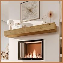 In Wall Electric Fireplace, Fireplace Surrounds And Mantels, Simple Mantle, Mantle Shelves, Fireplace Mantle Shelf, Wood Fireplace Mantels, Fireplace Box, Coastal Fireplace, Oak Mantle