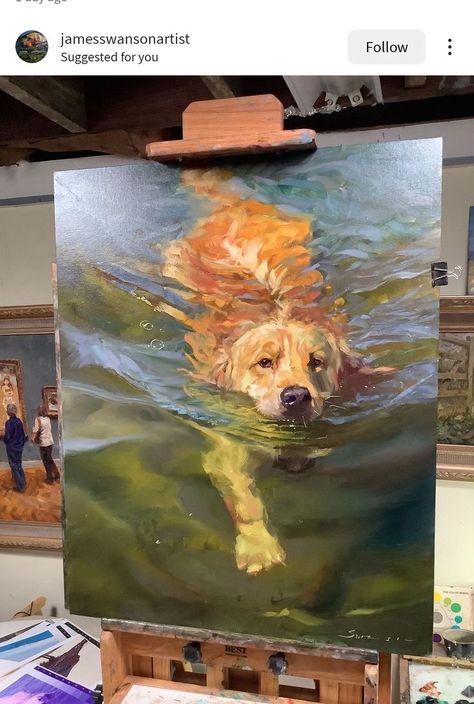 Pictures Of Animals, Grand Art, Art Inspiration Painting, Dog Paintings, Painting Art Projects, Cool Art Drawings, Art Portfolio, Art Inspiration Drawing, Canvas Art Painting