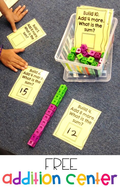 Addition Activity, Activity For Kindergarten, Thinking Maps, Daily Five, First Number, Math Intervention, Math Addition, Math Workshop, Homeschool Math