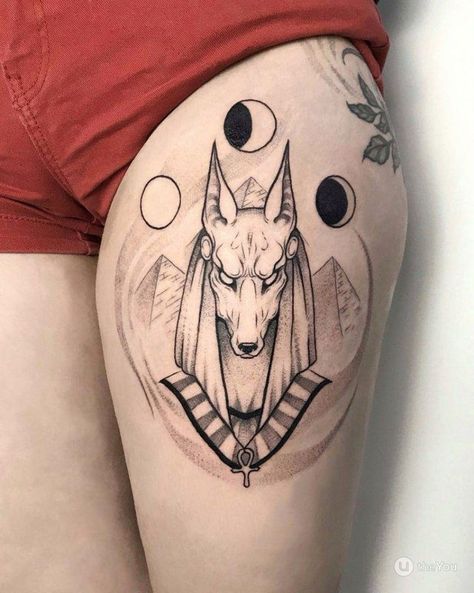 Ash Tattoo, Bracelet Tattoo For Man, Egyptian Tattoos, Meaningful Tattoos For Men, Egyptian Tattoo Sleeve, Anubis Tattoo, Hyper Realistic Tattoo, Black Cat Tattoos, Egypt Tattoo