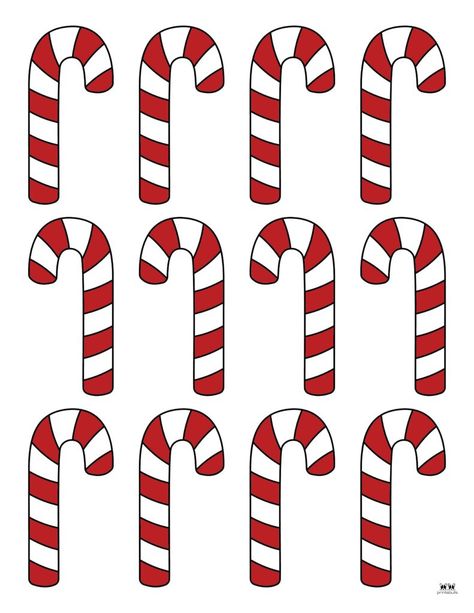 Choose from a wide variety of candy cane coloring pages and templates for hours of Christmas coloring and fun. 100% FREE! Print from home! Christmas Candy Pictures, Candy Canes Craft, Candy Template Free Printable, Christmas Candy Canes, Candy Cane Art, Candy Cane Template Free Printable, Printable Candy Cane, Candy Cane Pictures, Candy Cane Printable