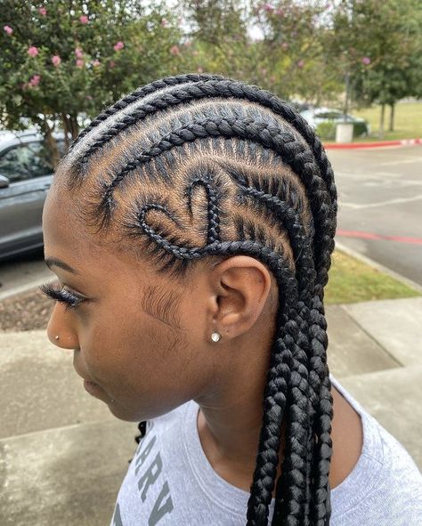 Canerow Braids Hairstyles, Canerow Hairstyles, Cornrows Natural Hair, Short Box Braids Hairstyles, Twisted Hair, Hair For Black Women, Box Braids Hairstyles For Black Women, Braided Cornrow Hairstyles, Braids Hairstyles Pictures