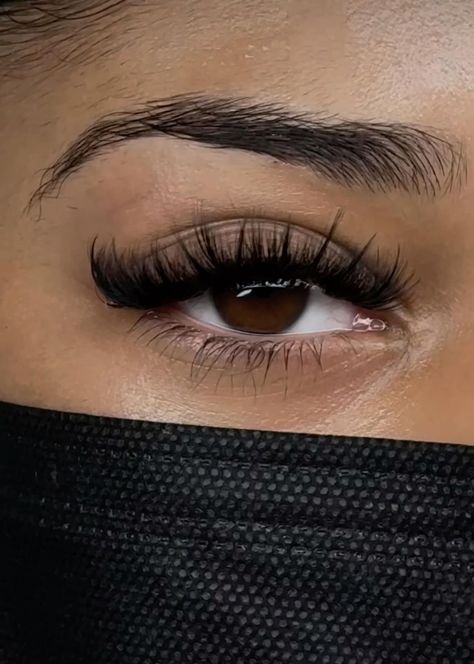 Pretty Eye Lashes, Hybrid Lashes For Small Eyes, Hybrid Wispy Set, Fluffy Individual Lashes, Full Wispy Lashes, Classic Lash Set Natural, Eyelash Extensions Styles Classic, Short Hybrid Lashes, 16mm Lash Extensions