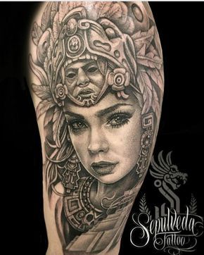 Aztec Warrior Tattoo, Aztec Tattoos Sleeve, Aztec Drawing, Aztec Artwork, Mayan Tattoos, Aztec Symbols, Aztec Tattoos, Mexican Tattoo, Mexican Art Tattoos