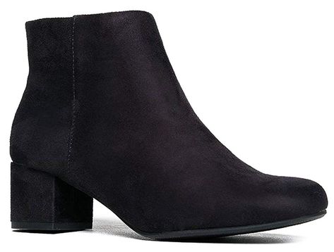 J. Adams Low Heel Ankle Boot - Casual Zip up Bootie - Comfortable Everyday Round Toe Bootie - Jody by >>> Find out more about the great product at the image link. (This is an affiliate link) Boots 2020, Cute Ankle Boots, Low Heel Ankle Boots, Shoes Boots Ankle, Comfortable Boots, Shoe Closet, Ankle Bootie, Womens Ankle Boots, Womens Boots Ankle