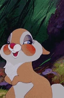 Shy Gif, Bambi Disney, Marie Cat, Disney Vans, Living Dead Dolls, Good Morning Beautiful Images, Disney Gif, Disney Fairies, Shy Girls