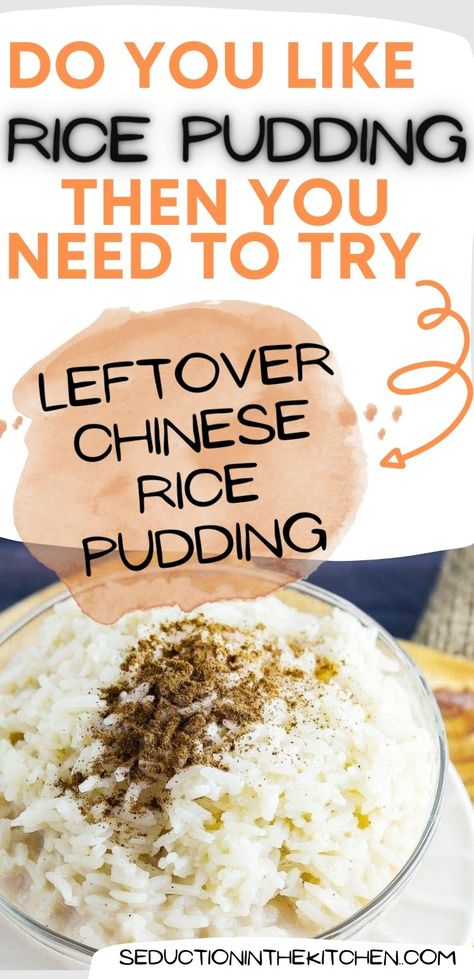 Rice Pudding Recipe With Leftover Rice, Leftover Sticky Rice Recipe, Rice Pudding Using Leftover Cooked Rice, Microwave Rice Pudding, Instant Rice Pudding, Rice Pudding With Cooked Rice, Leftover Rice Pudding, Crockpot Rice Pudding, Rice Breakfast Recipes