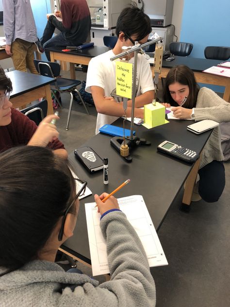 Problem Solving Lab Stations for Balanced Forces Balanced Forces, Physical Science High School, Conceptual Physics, Physical Science Middle School, Physics Projects, Physics High School, Physics Lab, Ap Physics, Physics Classroom