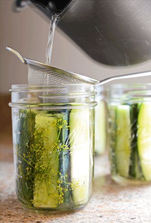 Small Batch Crunchy Canned Dill Pickles - Simple Seasonal Canned Dill Pickles, Canning Pickles Recipe, Canning Water, Pickle Recipes Homemade, Dill Pickle Recipe, Pickles Recipe, Canning Pickles, Fermented Pickles, Home Canning Recipes