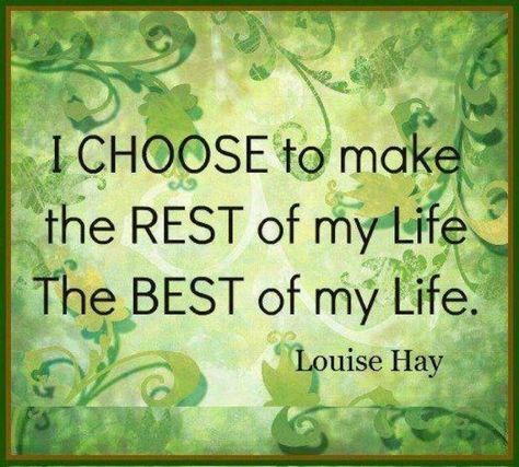 Louis Hay, Louise Hay Affirmations, Inspirational Quotes About Success, Louise Hay, Attraction Quotes, Law Of Attraction Quotes, I Choose, A Quote, Daily Affirmations