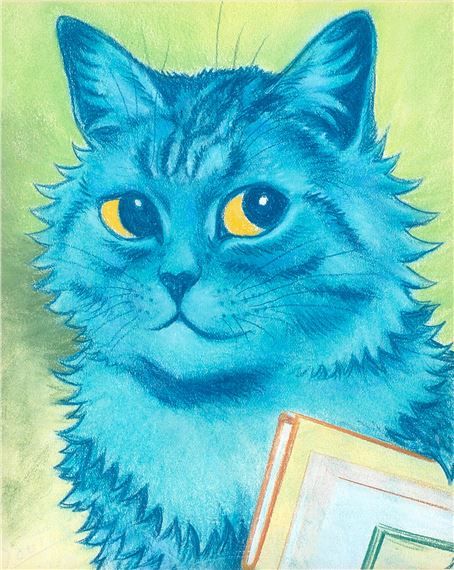 Louis Wain Cats, Louis Wain, Art Value, Cat Illustrations, Smiling Cat, Paintings Artwork, Cat Art Illustration, Value In Art, Cats Artists