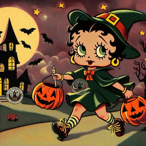 A Betty Boop Halloween 👠🎃 Betty Boop Halloween, Cricut Halloween, Pooh Bear, Mickey Minnie Mouse, Betty Boop, Minnie Mouse, Hello Kitty, Kitty, Halloween