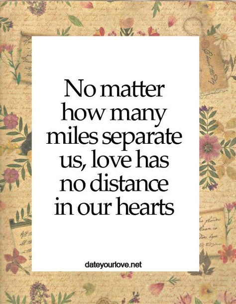 No matter how many miles separate us... LOVE has no distance in our hearts Us Quotes, Always Here For You, Between Us, This Is Us Quotes, No Matter How, Letter Board, How Many, Matter, Novelty Sign