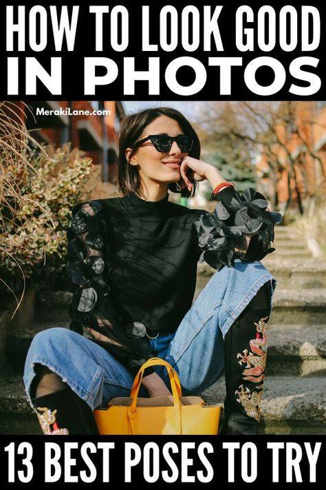 How To Sit Pose For Pictures, Best Photo Poses For Women, How To Pose For Outdoor Photos, Best Standing Poses For Pictures, Modern Poses Photography, Poses For Social Media, Poses For Magazine Shoot, Poses For Pictures Instagram By Yourself, Branding Photoshoot Poses For Women