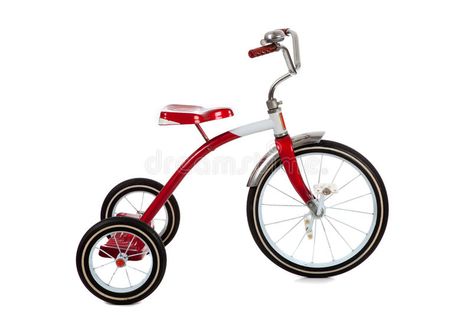 Red Tricycle on White. A red toy tricycle on a white background with copy space , #AFF, #red, #toy, #White, #Red, #Tricycle #ad Red Tricycle, Pediatric Therapy, Children Images, Bike Art, White Stock, North Shore, Tricycle, Good Time, Custom Art