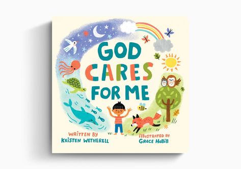 As a part of the For the Bible Tells Me So series—designed to immerse kids ages 0–4 in the gospel—this board book examines God’s creation and providence to highlight his care for his children. Christian Books For Kids, Bible Basket, Baby Bible, Loving Father, Godson Gifts, Learning To Pray, Church Ministry, Books Illustration, Kids Bible