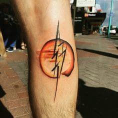 The Flash Tattoo, Hero Tattoo, Nerdy Tattoos, Nerd Tattoo, Comic Tattoo, Marvel Tattoos, Incredible Tattoos, Dream Tattoos, Tattoo Fonts