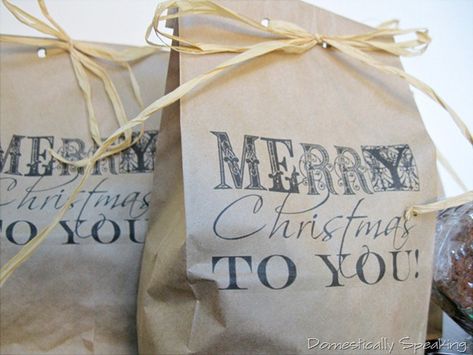 Quotes Humor, Brown Paper Packages, Christmas Break, Brown Paper Bag, Merry Christmas To You, Brown Bag, Pretty Packaging, Creative Packaging, Brown Bags