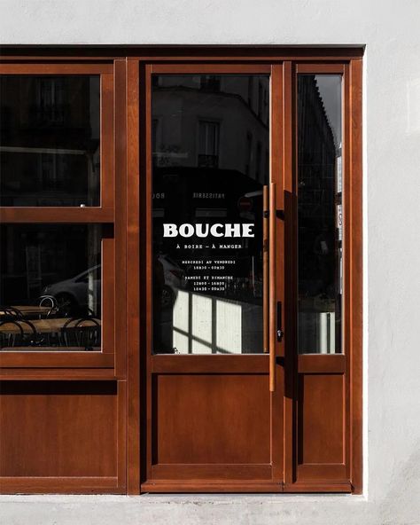 wear this there: bouche paris. - SFGirlByBay Homeware Branding, Wooden Aesthetic, Restaurant Door, Shop Facade, Chinese Heritage, Furniture Architecture, Storefront Design, Cafe Shop Design, Cafe Door