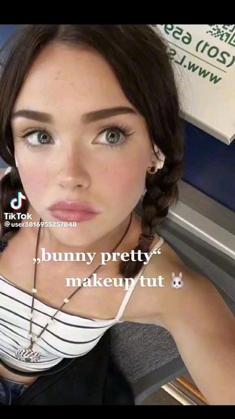 bunny pretty Bunny Pretty Makeup, Innocent Makeup, Bunny Pretty, Doe Eye Makeup, Doll Face Makeup, Bunny Makeup, Makeup Highlight, Bear Makeup, Makeup Contouring