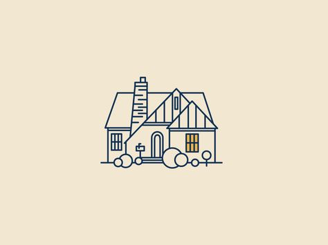 Home Illustration House, Steve Wolf, Local House, Illustration House, Home Illustration, Mascot Logo Design, House Illustration, Cool Architecture, Floral Illustration