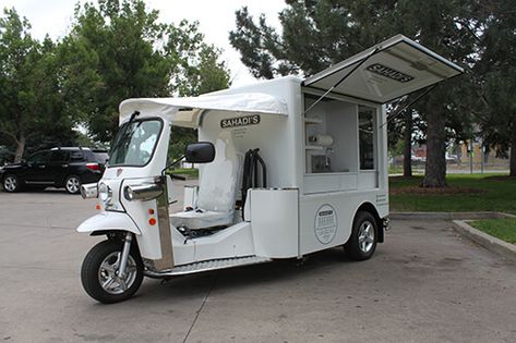 Tuk Tuk Food Truck for sale - vintage or new - Karpatia Tuk Tuk Food Truck, Food Truck For Sale, Cart Design, Hot Dog Cart, Coffee Bike, Food Cart Design, Conference Venue, Coffee Business, Tuk Tuk