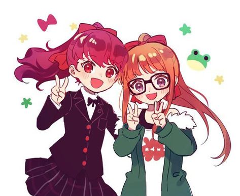 Futaba Fanart, Sumire Yoshizawa, Kasumi Yoshizawa, Atlus Games, Phantom Thieves, Character Clothes, Persona 5 Anime, Shin Megami Tensei Persona, Red Heads