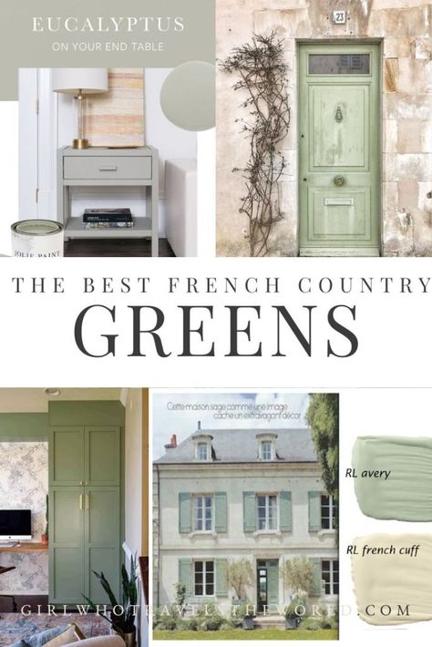 What are the Best French Country Paint Colors? - Girl Who Travels the World French Colonial Paint Colors, French Country Cottage Color Palette, French Country Paint Colors Sherwin Williams, French Country Interior Paint Colors, French Country Green Paint, French Country Color Palette Bedroom, Country Cottage Paint Colors Interior, French Green Paint Colors, French Country Blue Paint Colors