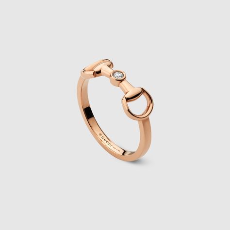 Gucci 18k Horsebit diamond ring Gucci Jewelry Rings, Diamond Icon, Horseshoe Ring, Diamond Heart Ring, Gucci Jewelry, Rose Gold Diamond Ring, Diamond Supply, Pink Ring, Rose Gold Jewelry