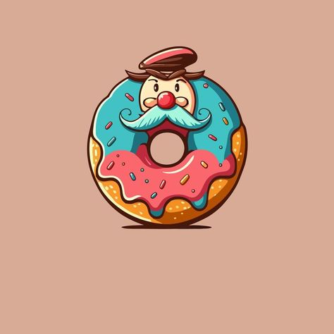 Donuts Logo, Doughnut Logo, Donut Illustration, Doughnut Cartoon, Donut Graphic, Doughnut Illustration, Donut Cartoon, Donut Vector Illustration, Donut Logo