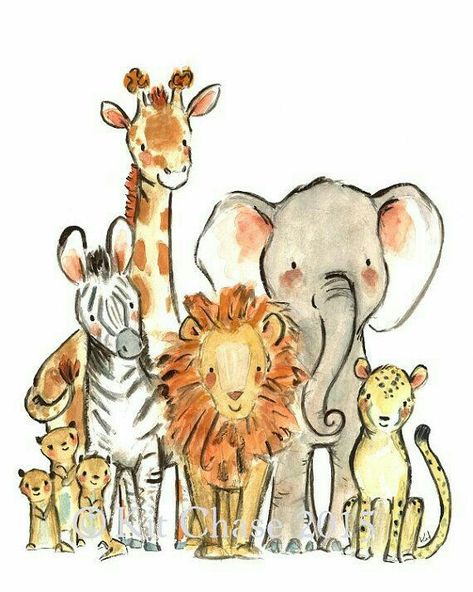 Safari Nursery Art, Elephant Nursery Art, Wild Safari, Elephant Wall Art, Art Tumblr, Safari Nursery, Fabric Backdrop, Zoo Animals, Art Elephant