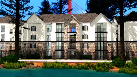 Sims 4 Realistic, Sims 4 House Plans, Sims 4 Teen, Sims 4 Build, Sims 4 Houses, Sims Mods, The Sims 4, Sims Cc, Apartments For Rent