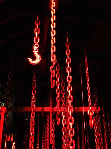 Chains of misery | Anselmo Portes | Flickr Red Aesthetic Grunge, Red Lights, Red Rooms, The Ceiling, Red Wallpaper, Destiel, Red Aesthetic, Aesthetic Grunge, Black Aesthetic